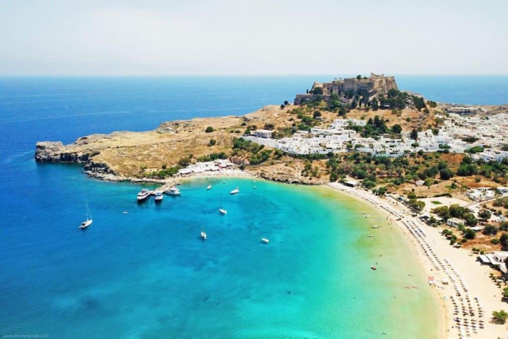Villa Aleyna House Lindos Area Exterior foto